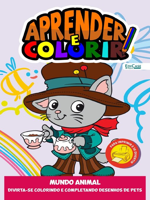 Cover image for Aprender e Colorir